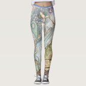 Frosch-und Iris-Leggings Leggings (Vorderseite)