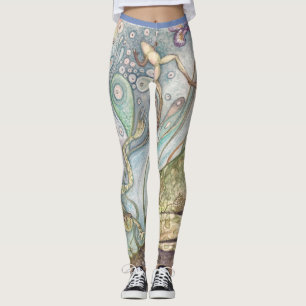 Frosch-und Iris-Leggings Leggings