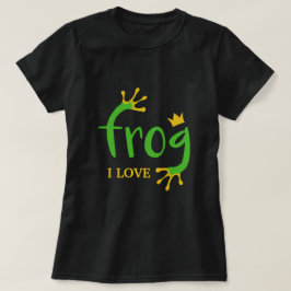 Frosch und Krone T-Shirt