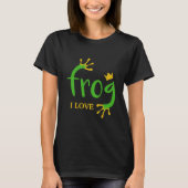 Frosch und Krone T-Shirt (Vorderseite)