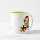 Frosch und Krone Zweifarbige Tasse (VorderseiteRechts)