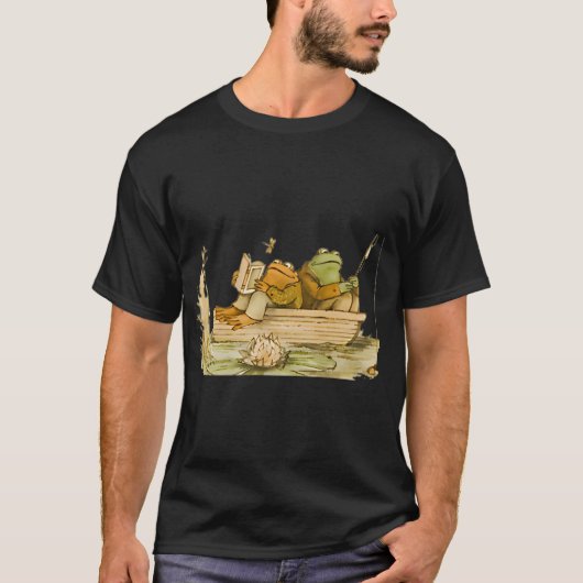 Frosch und Kröte Fischen T-Shirt (Vorderseite)