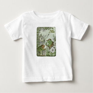 Frosch und Kröte im Garten Baby T-shirt