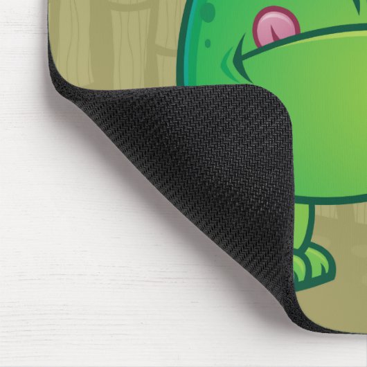 Frosch und Libelle Mousepad (Ecke)