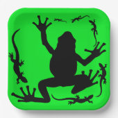 Frosch und Lizards Pappteller (Vorderseite)