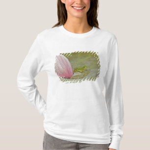 Frosch und Lotusblütenblatt, China, T-Shirt