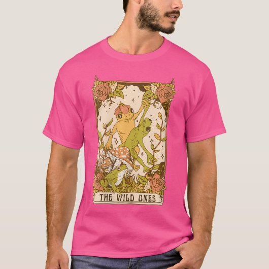 Frosch und Mu der dunklen Cotgor-Goblincore-Tarot- T-Shirt (Vorderseite)