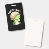 Frosch und Pilz Ausweis (Vorder- & Rückseite)