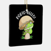 Frosch und Pilz Keramikornament (Rechts)