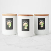 Frosch und Pilz Lebensmitteletikett (Flaschen)