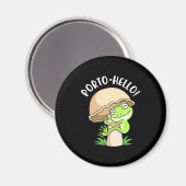 Frosch und Pilz Magnet (Vorderseite/Rückseite)