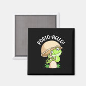 Frosch und Pilz Magnet (Vorderseite/Rückseite)