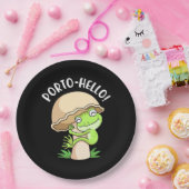 Frosch und Pilz Pappteller (Party)