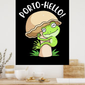 Frosch und Pilz Poster (Küche)