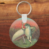 Frosch und Pilz Schlüsselanhänger (Vorderseite)