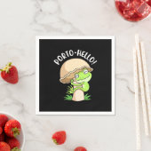 Frosch und Pilz Serviette (Beispiel)