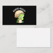 Frosch und Pilz Visitenkarte (Vorne/Hinten)