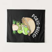 Frosch und Pilz Wandteppich (Vorderseite (Horizontal))