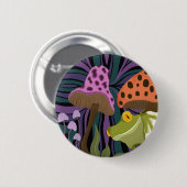 Frosch und Pilze Button (Vorne & Hinten)