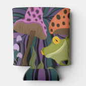 Frosch und Pilze Dosenkühler (Rückseite)