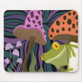 Frosch und Pilze Mousepad