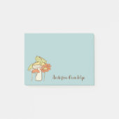 Frosch und Pilze Niedlich Cotattecore Personalisie Post-it Klebezettel (Vorderseite)