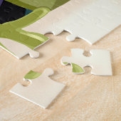 Frosch und Pilze Puzzle (Seite)