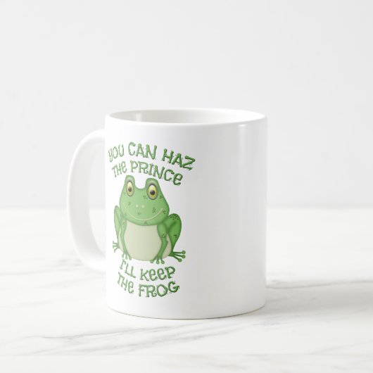 Frosch und Prince Relationship Cup Tasse (Vorderseite Links)