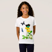 Frosch und Schmetterlinge T - Shirt (Vorne ganz)