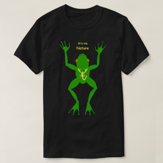 Frosch und Skorpion T-Shirt (Design vorne)