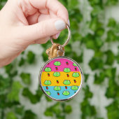 Frosch und Strawberry Lover Schlüsselanhänger (Hand)