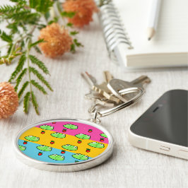 Frosch und Strawberry Lover Schlüsselanhänger