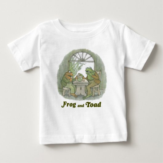 Frosch und Toad essen Cookies Baby T-shirt (Vorderseite)