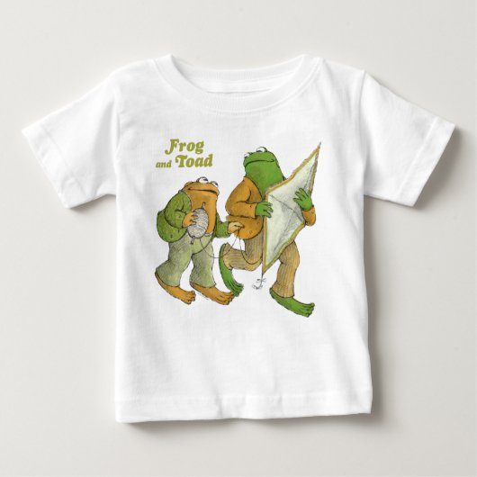 Frosch und Toad Fly a Kite Baby T-shirt (Vorderseite)
