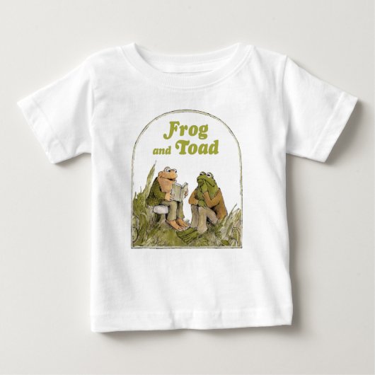 Frosch und Toad lesen ein Buch Baby T-shirt (Vorderseite)