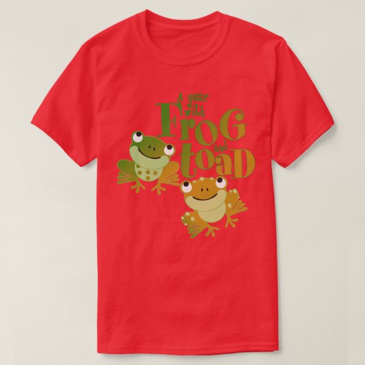 Frosch und Toad T-Shirt (Design vorne)