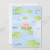 Frosch und Totenteich zum Geburtstag Einladung (Rückseite)