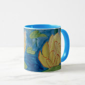 Frosch und Wasserlilien Tasse (VorderseiteRechts)