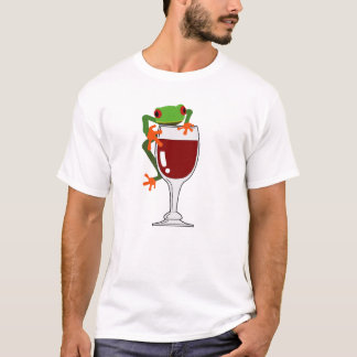 Frosch und Wein T-Shirt