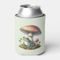Frosch unter einem Pilz Süße Natur