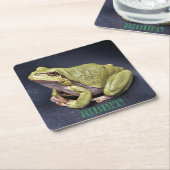 Frosch-Untersetzer Rechteckiger Pappuntersetzer (angewinkelt)