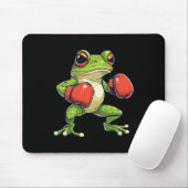 Frosch verkleidet als Boxer-Funny-Boxing Mousepad (Mit Mouse)
