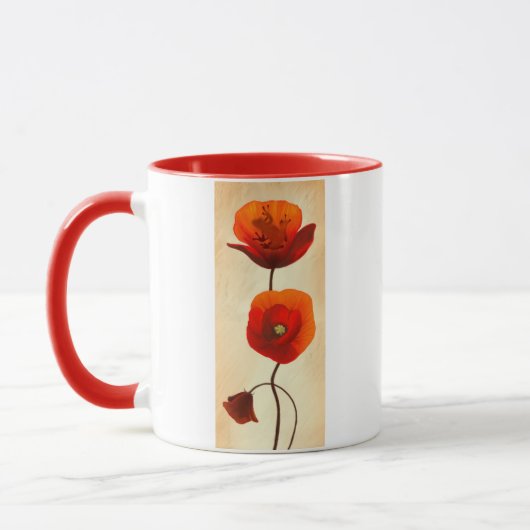 Frosch Verstecken in Poppies Tasse (Links)