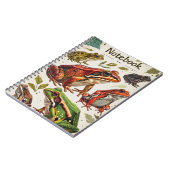 Frosch-Vintag-Notebook Notizblock (Linke Seite)