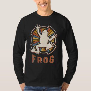 Frosch Vintage Klassiker Retro Tierliebe T-Shirt
