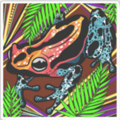 Frosch Vinyl Sticker (Vorderseite)