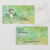 Frosch Visitenkarte (Vorne/Hinten)