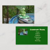 Frosch-Visitenkarte Visitenkarte (Vorne/Hinten)