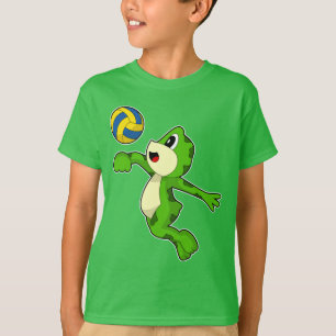 Frosch Volleyball-Spieler Volleyball T-Shirt