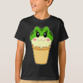Frosch-Waffeleis T-Shirt (Vorderseite)